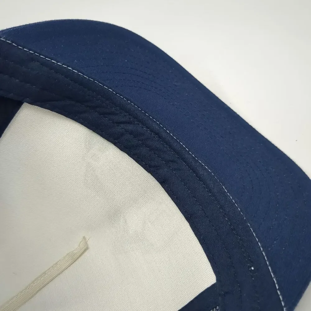 Yupoong Trucker Hat Blue White One Size PNCLL Lacrosse League Snapback Mesh